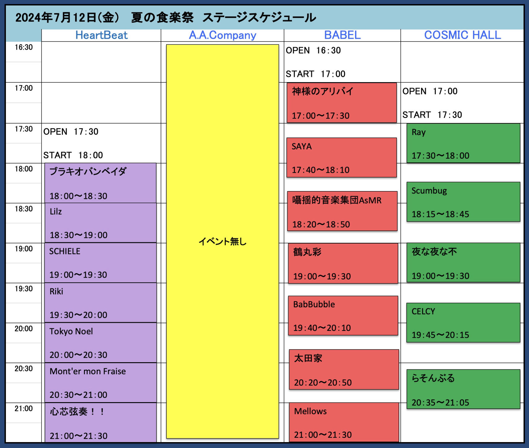 7.12 スケジュール